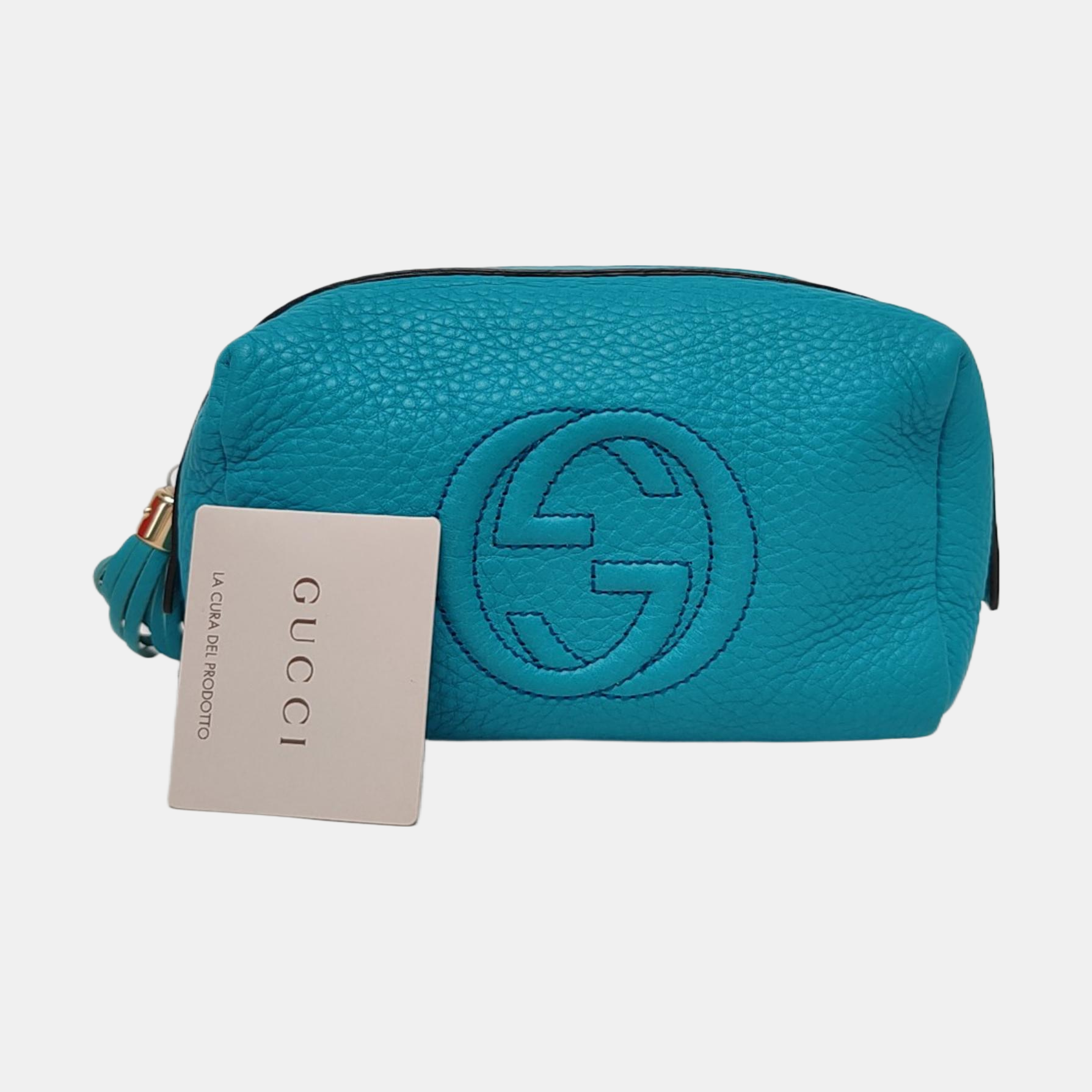 Authenticated pre-owned  Soho Calfskin Green - Clutch at Looply