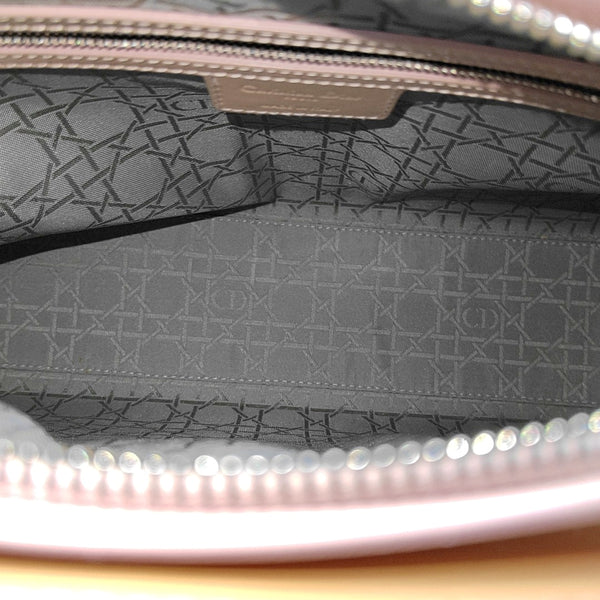 Lady Dior Large Cannage Patent Lambskin Yellow