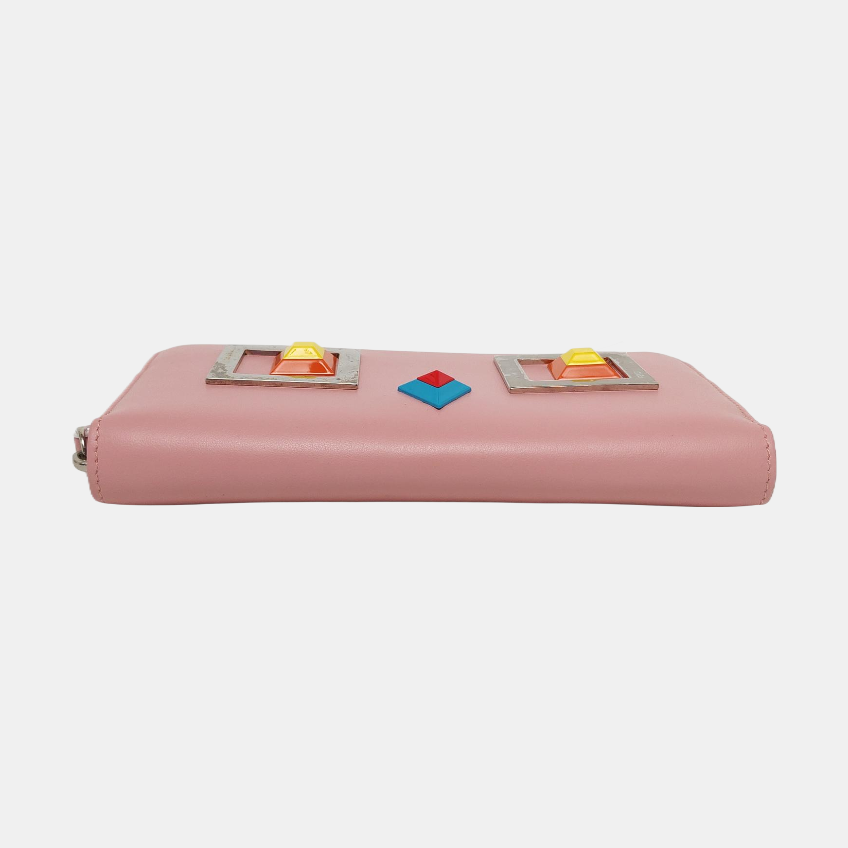 Authenticated pre-owned  Monster Calfskin Pink Wallet - Wallet at Looply