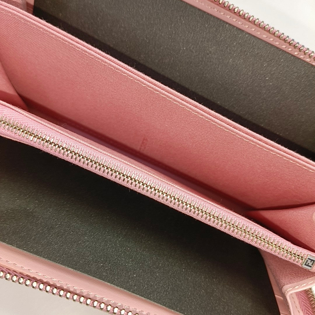 Authenticated pre-owned  Monster Calfskin Pink Wallet - Wallet at Looply