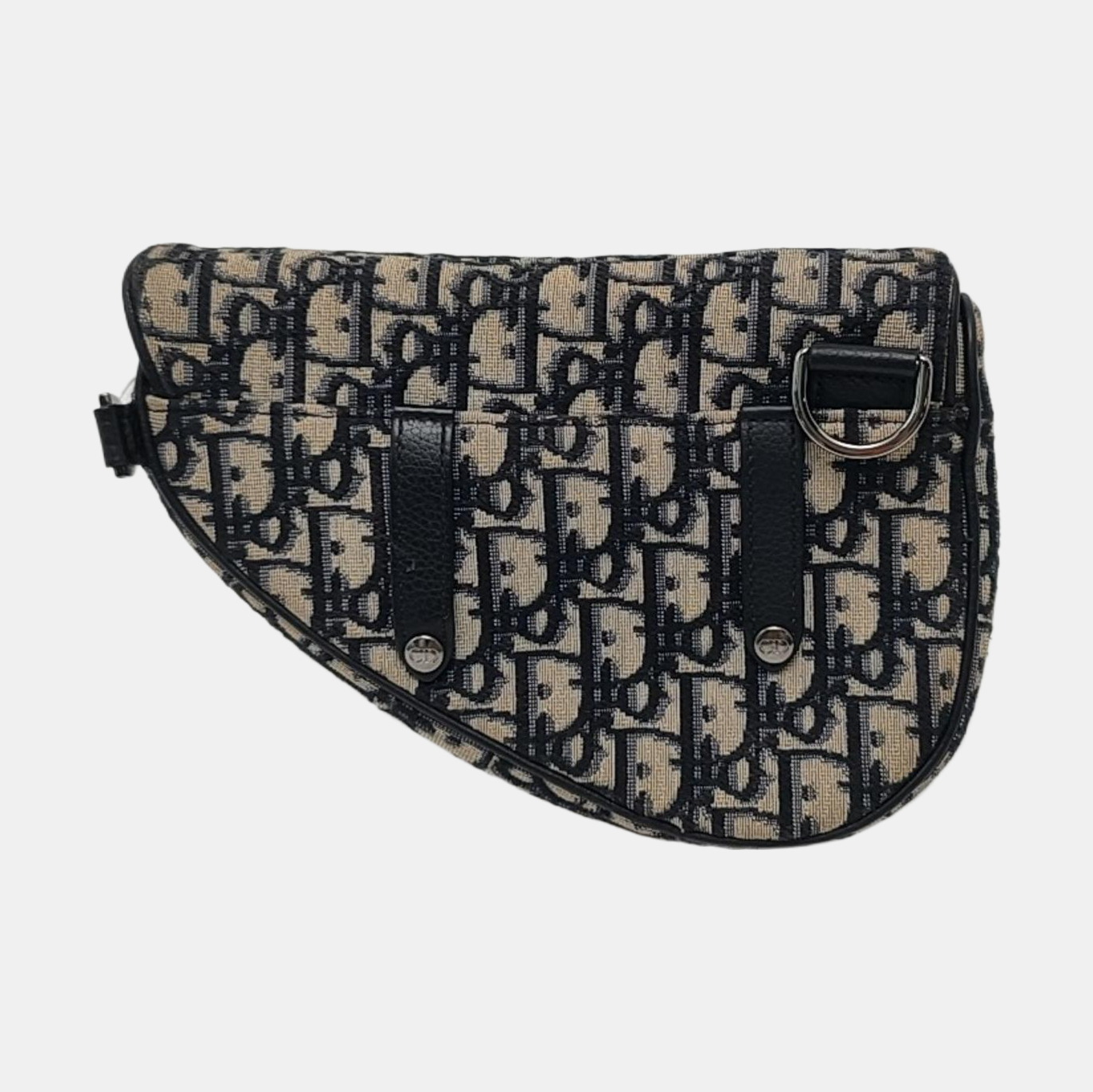 Authenticated pre-owned  Saddle Mini Monogram Canvas Blue - Belt Bag at Looply