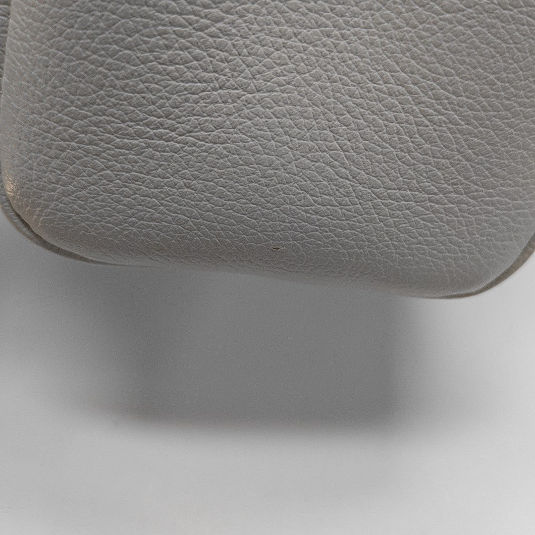 Authenticated pre-owned  Saïgon Mini Coated Canvas White - Shoulder Bag at Looply