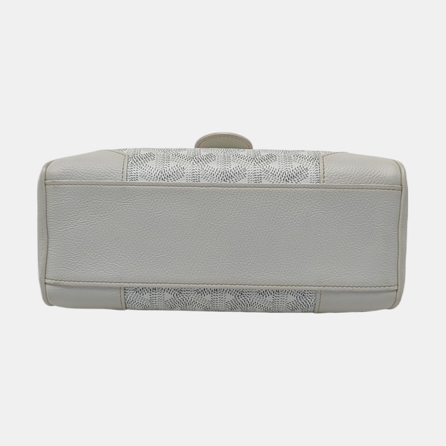 Authenticated pre-owned  Saïgon Mini Coated Canvas White - Shoulder Bag at Looply