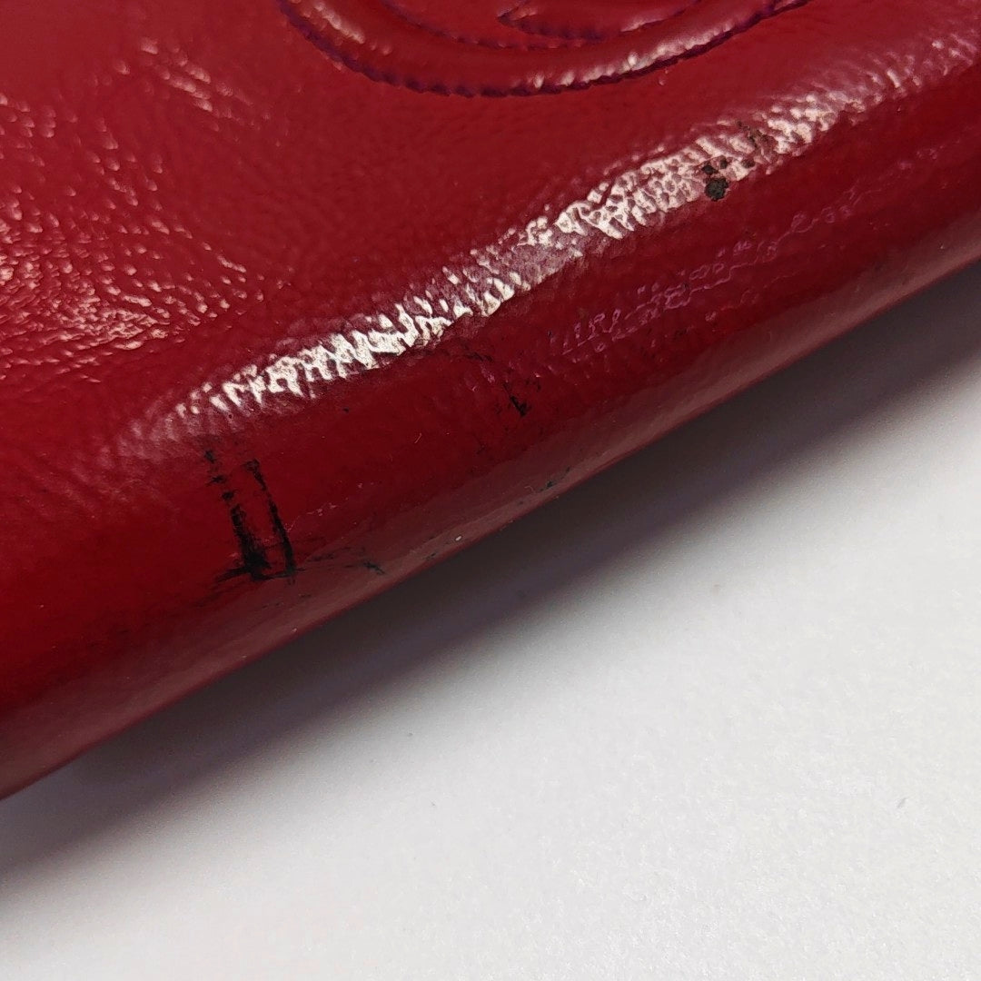 Authenticated pre-owned  Soho Calfskin Red Wallet - Wallet at Looply