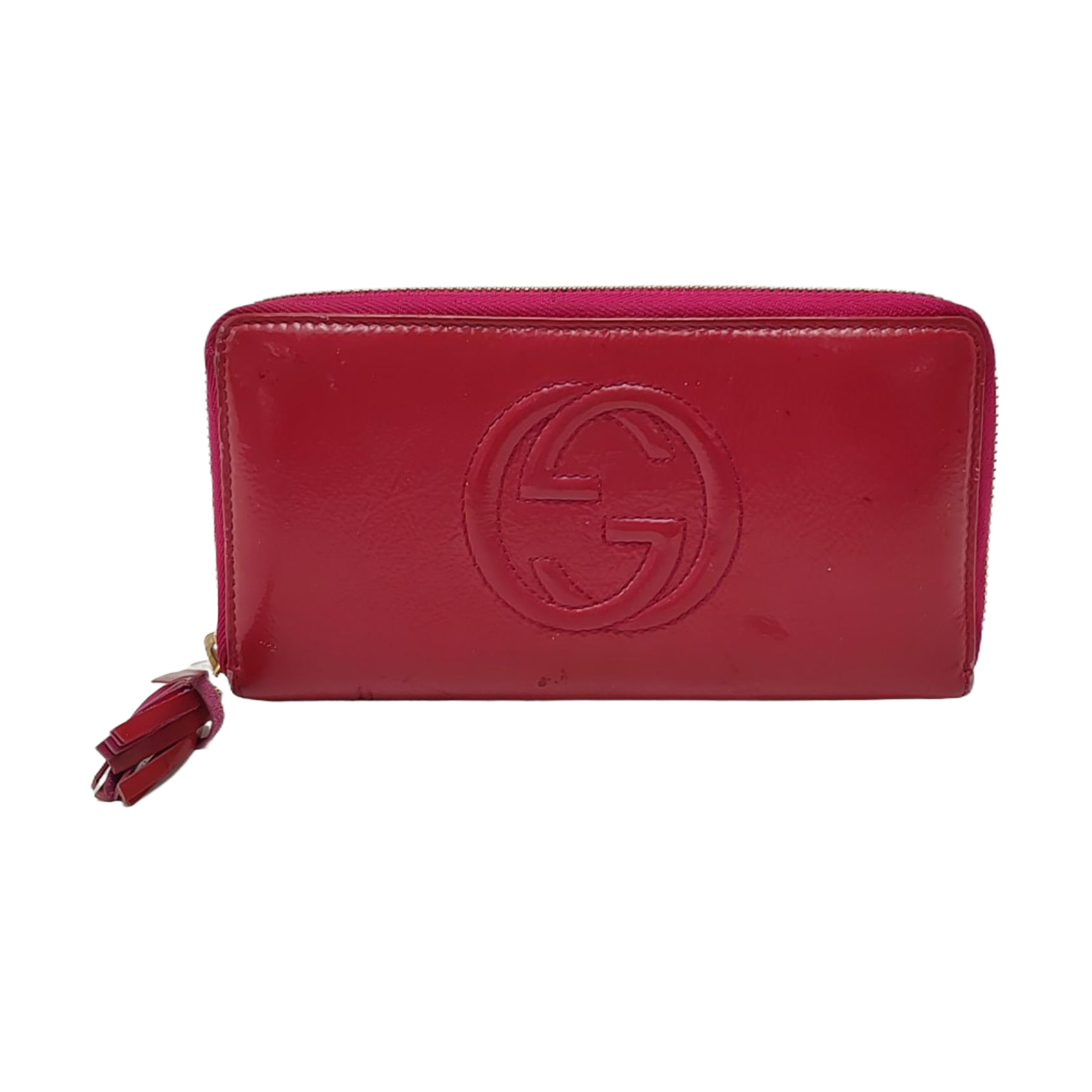 Authenticated pre-owned  Soho Calfskin Red Wallet - Wallet at Looply