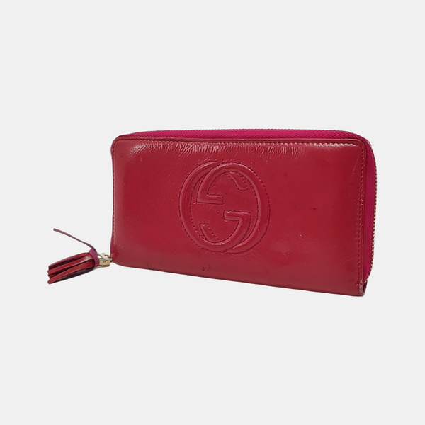 Authenticated pre-owned  Soho Calfskin Red Wallet - Wallet at Looply