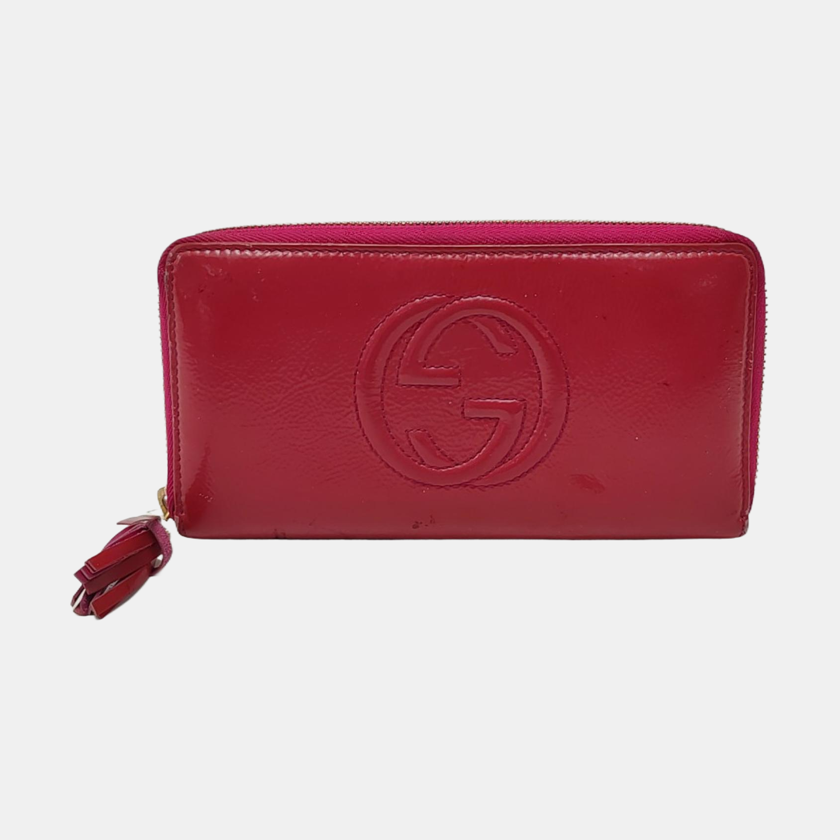 Authenticated pre-owned  Soho Calfskin Red Wallet - Wallet at Looply