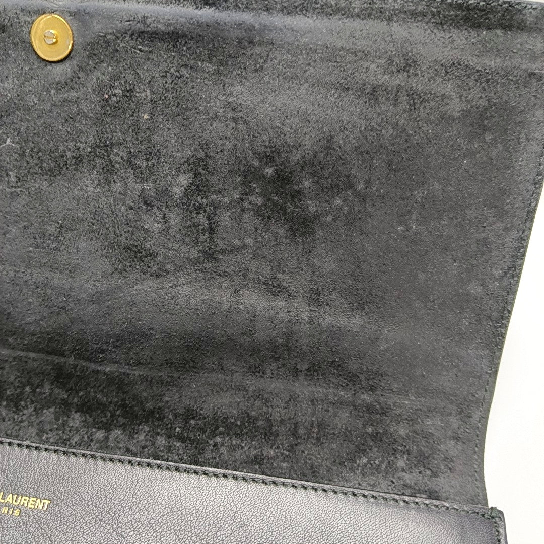 Authenticated pre-owned  Chyc Y Ligne Calfskin Black - Clutch at Looply