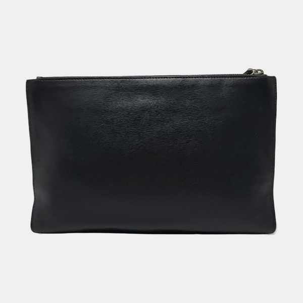 Authenticated pre-owned  Karlito Calfskin Black - Clutch at Looply