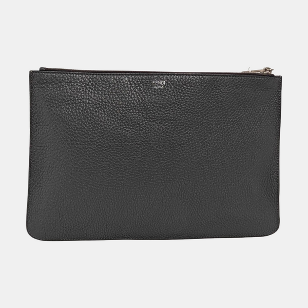 Authenticated pre-owned  Monster Calfskin Black - Clutch at Looply