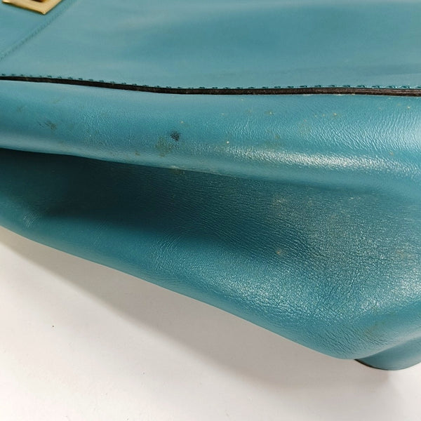 Authenticated pre-owned  Peekaboo Medium Calfskin Green - Top Handle Bag at Looply