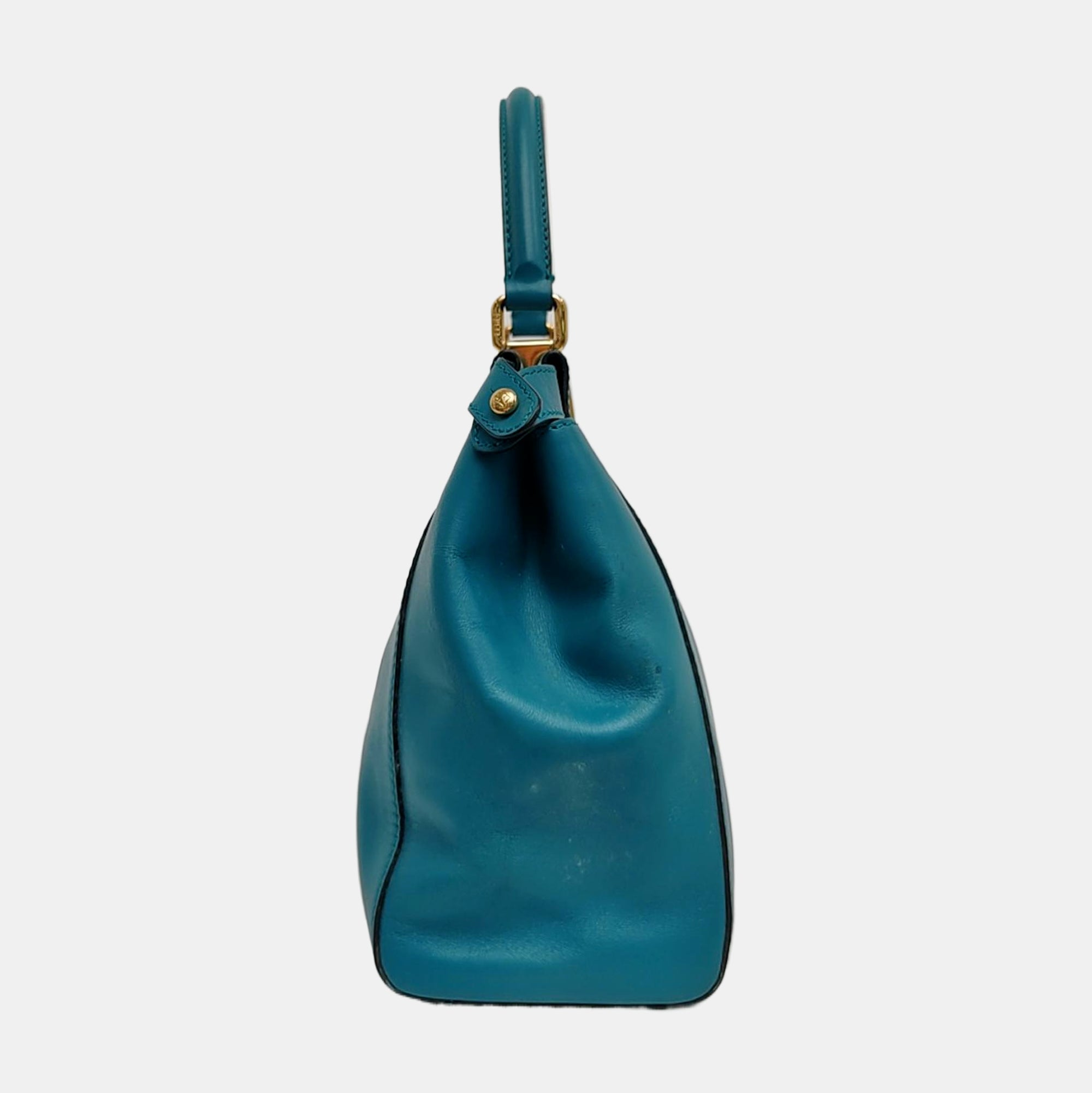Authenticated pre-owned  Peekaboo Medium Calfskin Green - Top Handle Bag at Looply