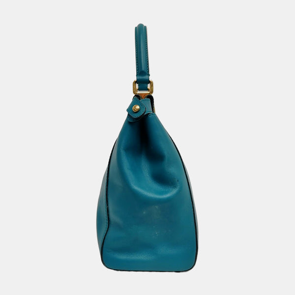 Authenticated pre-owned  Peekaboo Medium Calfskin Green - Top Handle Bag at Looply