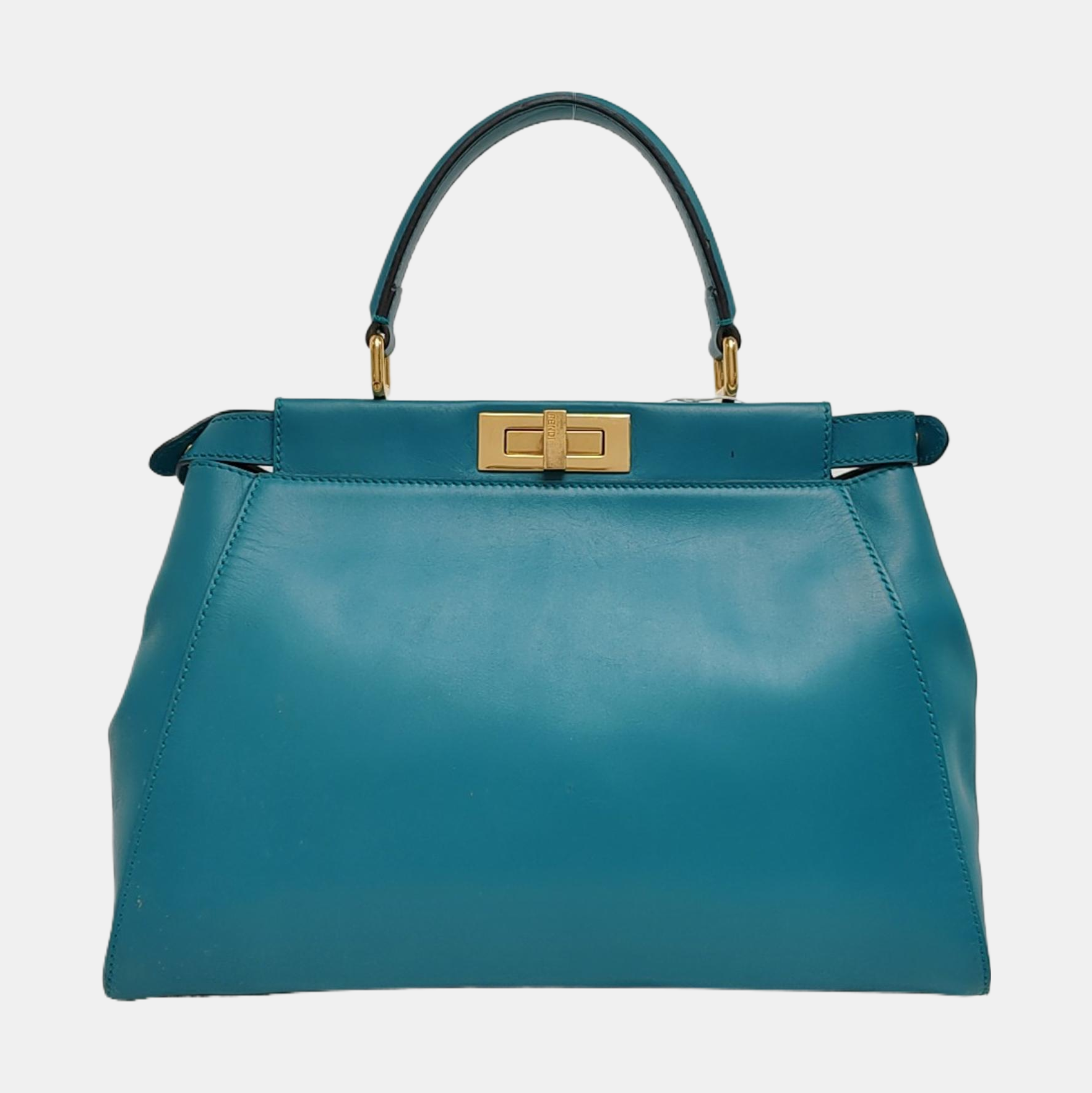 Authenticated pre-owned  Peekaboo Medium Calfskin Green - Top Handle Bag at Looply