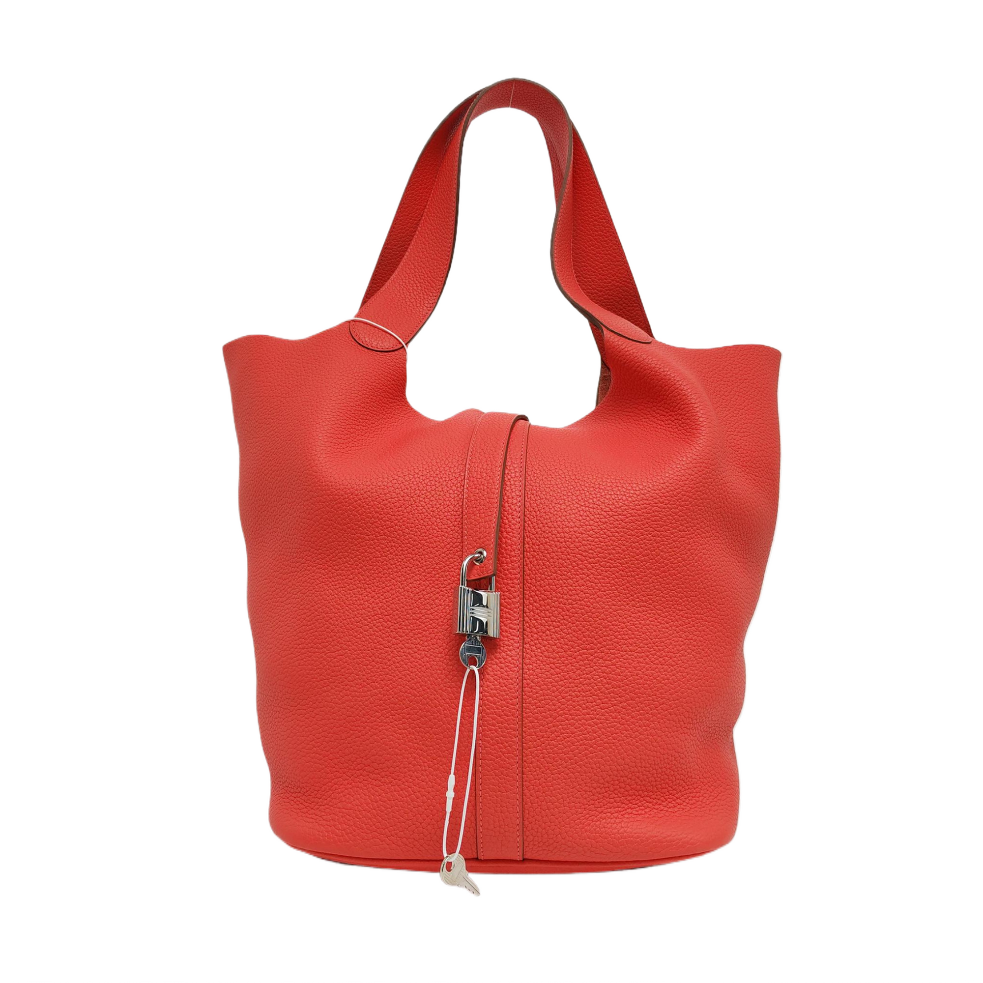 Authenticated pre-owned  Picotin 31 Clemence Pink - Top Handle Bag at Looply