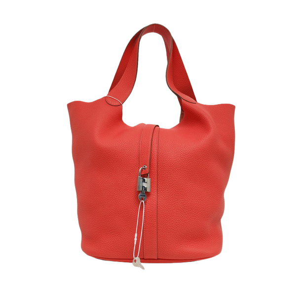 Authenticated pre-owned  Picotin 31 Clemence Pink - Top Handle Bag at Looply