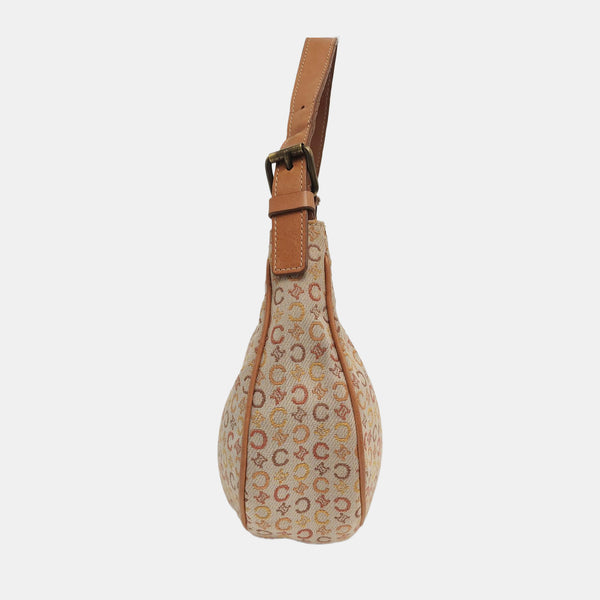 Authenticated pre-owned  Ava Fabric Beige - Top Handle Bag at Looply