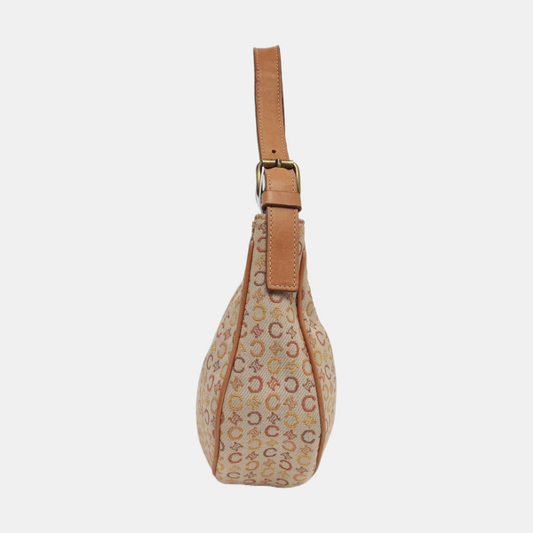 Authenticated pre-owned  Ava Fabric Beige - Top Handle Bag at Looply