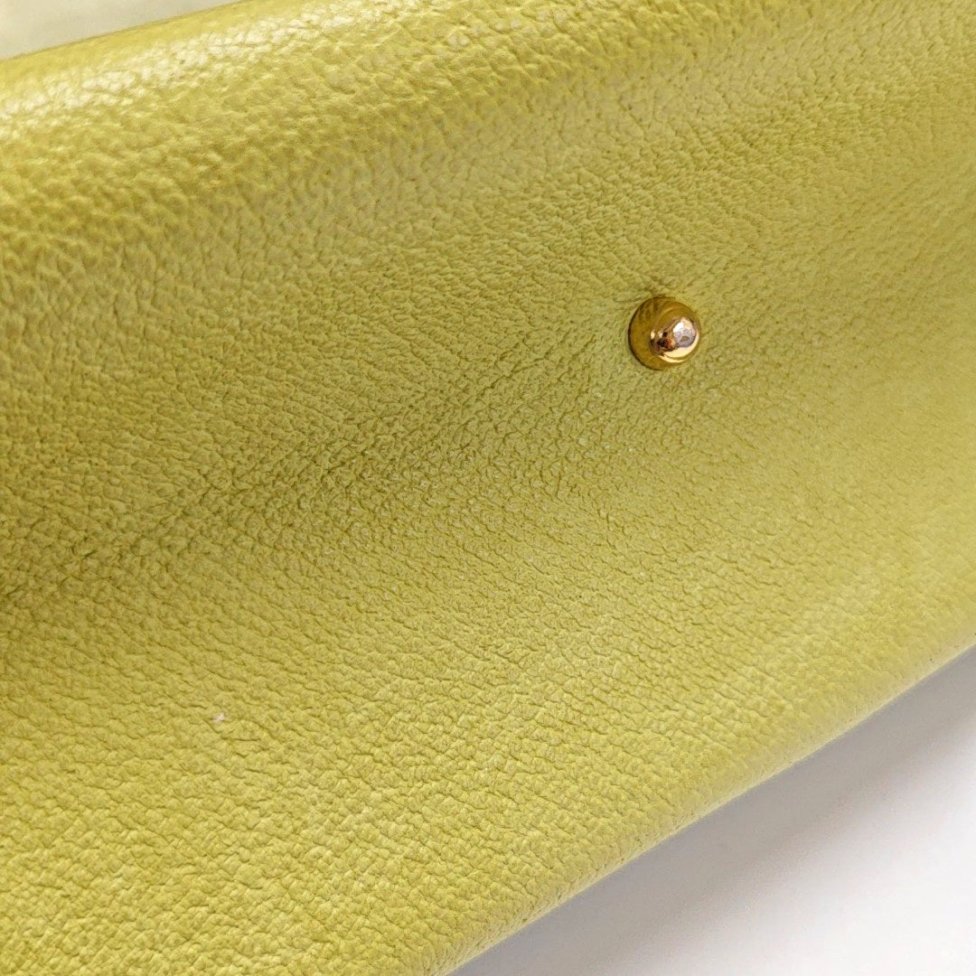 Authenticated pre-owned  Bamboo 1947 Suede Green - Shoulder Bag at Looply