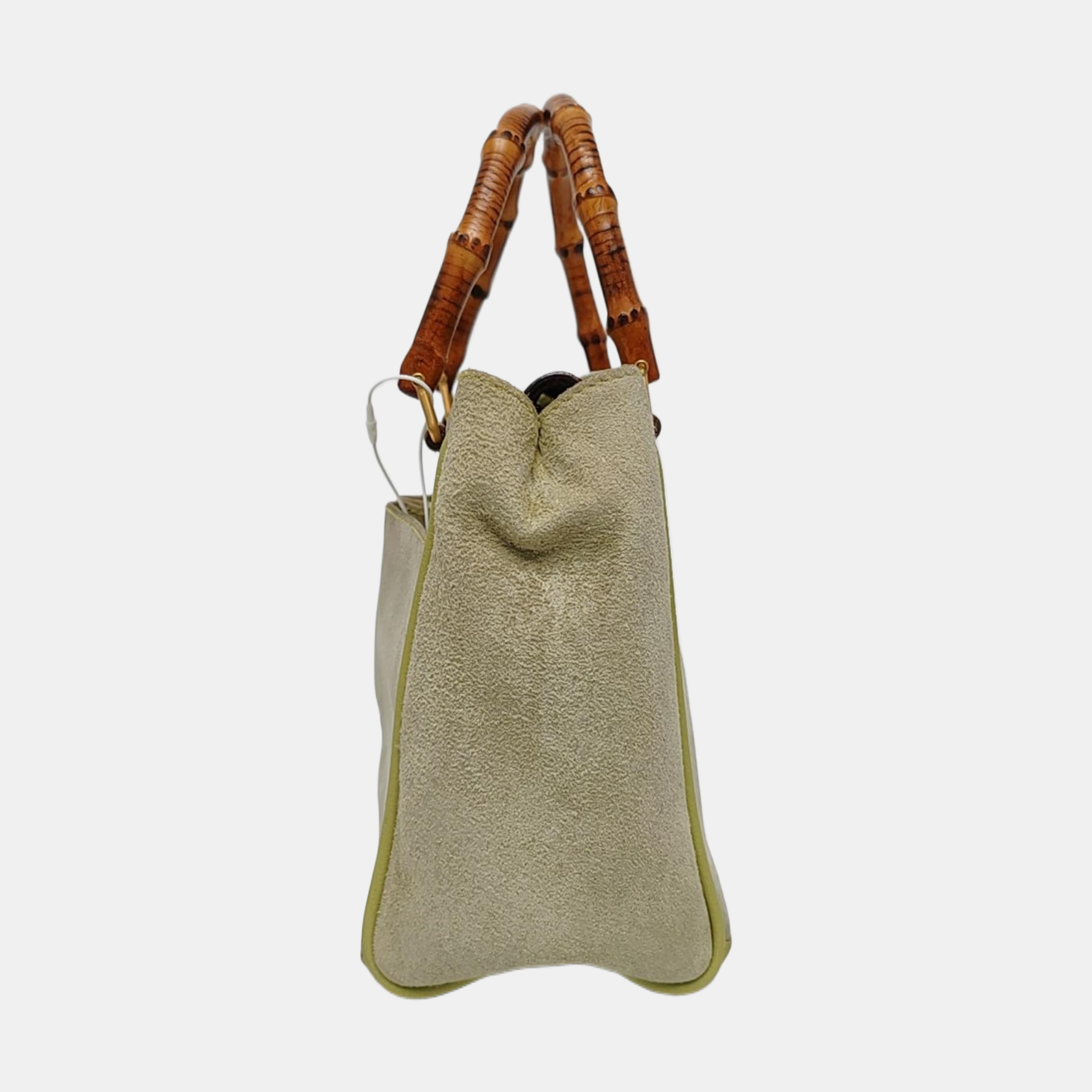 Authenticated pre-owned  Bamboo 1947 Suede Green - Shoulder Bag at Looply