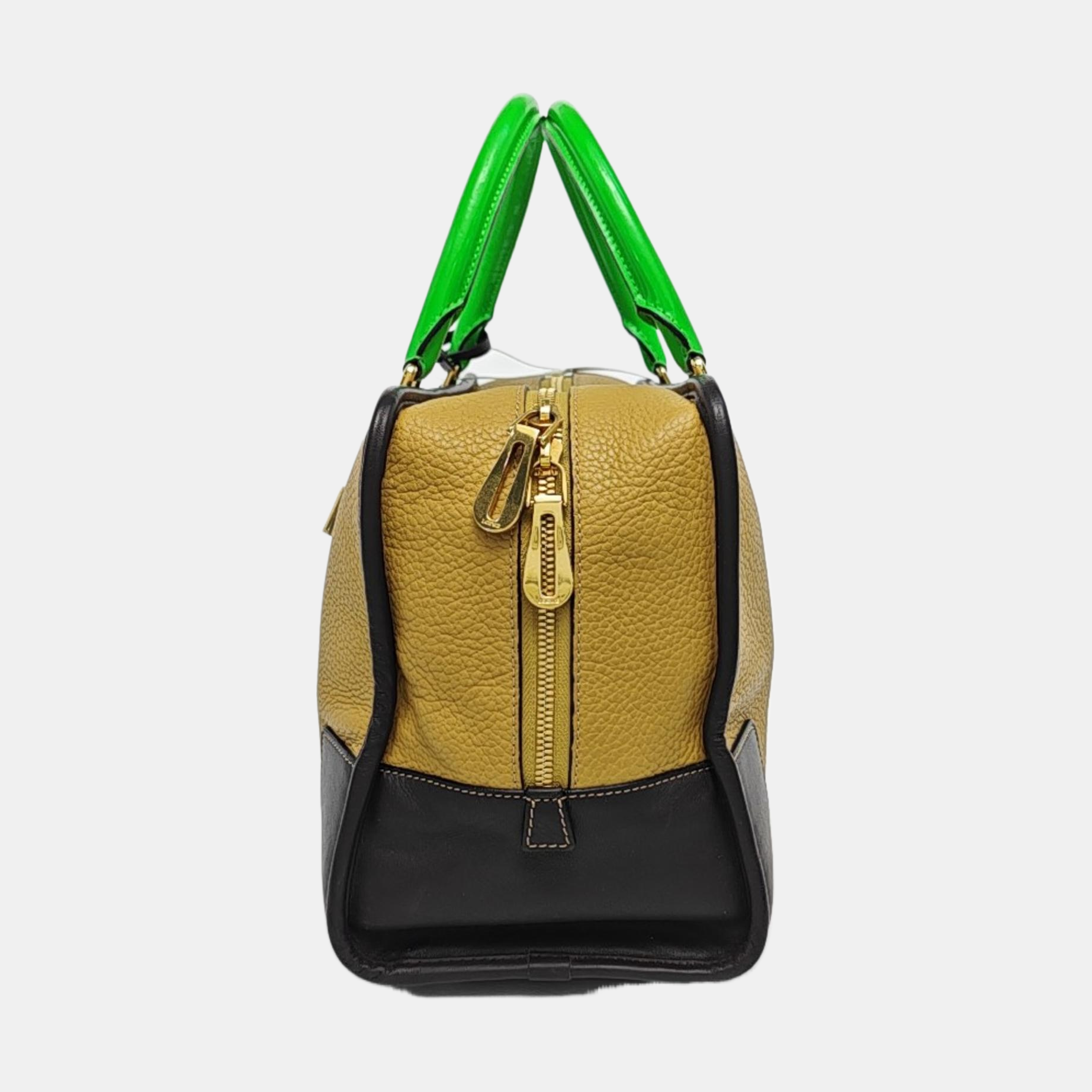Authenticated pre-owned  Amazona Calfskin Yellow - Top Handle Bag at Looply