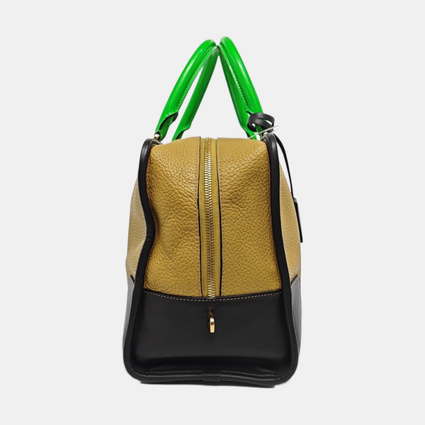 Authenticated pre-owned  Amazona Calfskin Yellow - Top Handle Bag at Looply