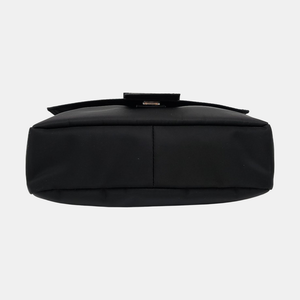 Authenticated pre-owned  Baguette Medium Nylon Black - Shoulder Bag at Looply
