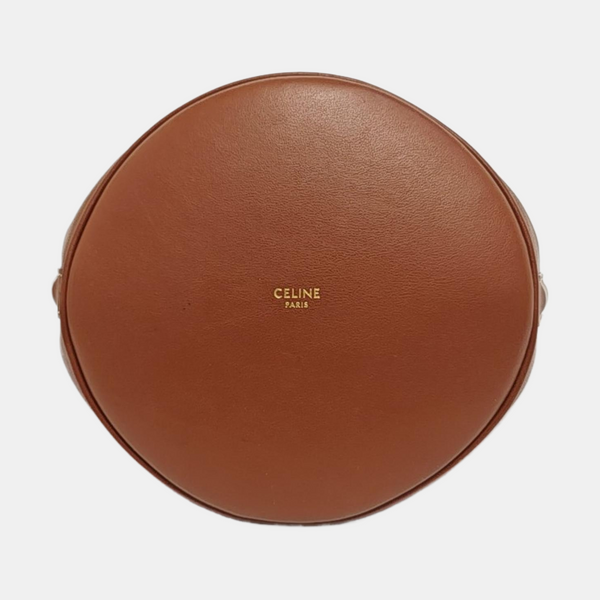 Authenticated pre-owned  Bucket 16 Calfskin Brown - Shoulder Bag at Looply
