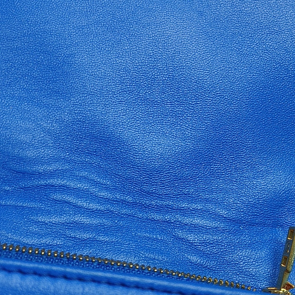 Authenticated pre-owned  Coussin Lambskin Blue - Shoulder Bag at Looply