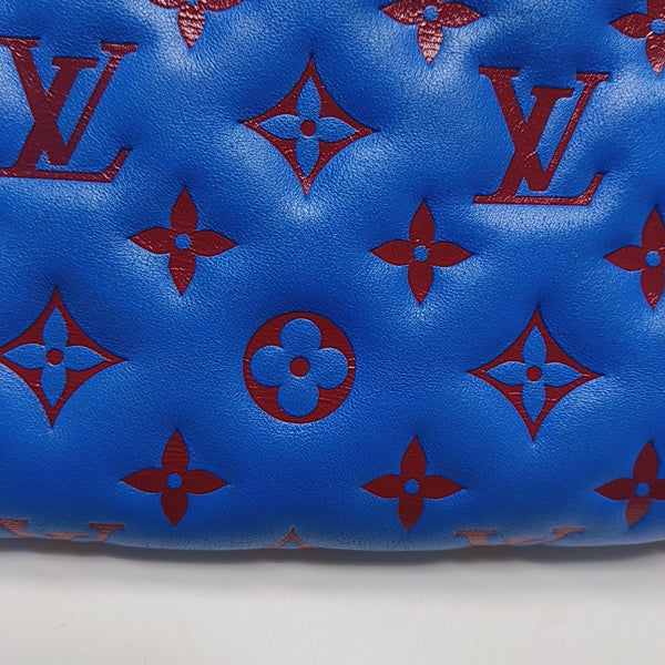 Authenticated pre-owned  Coussin Lambskin Blue - Shoulder Bag at Looply