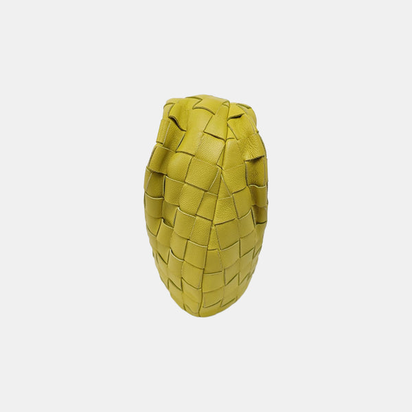 Authenticated pre-owned  Jodie Lambskin Yellow - Top Handle Bag at Looply