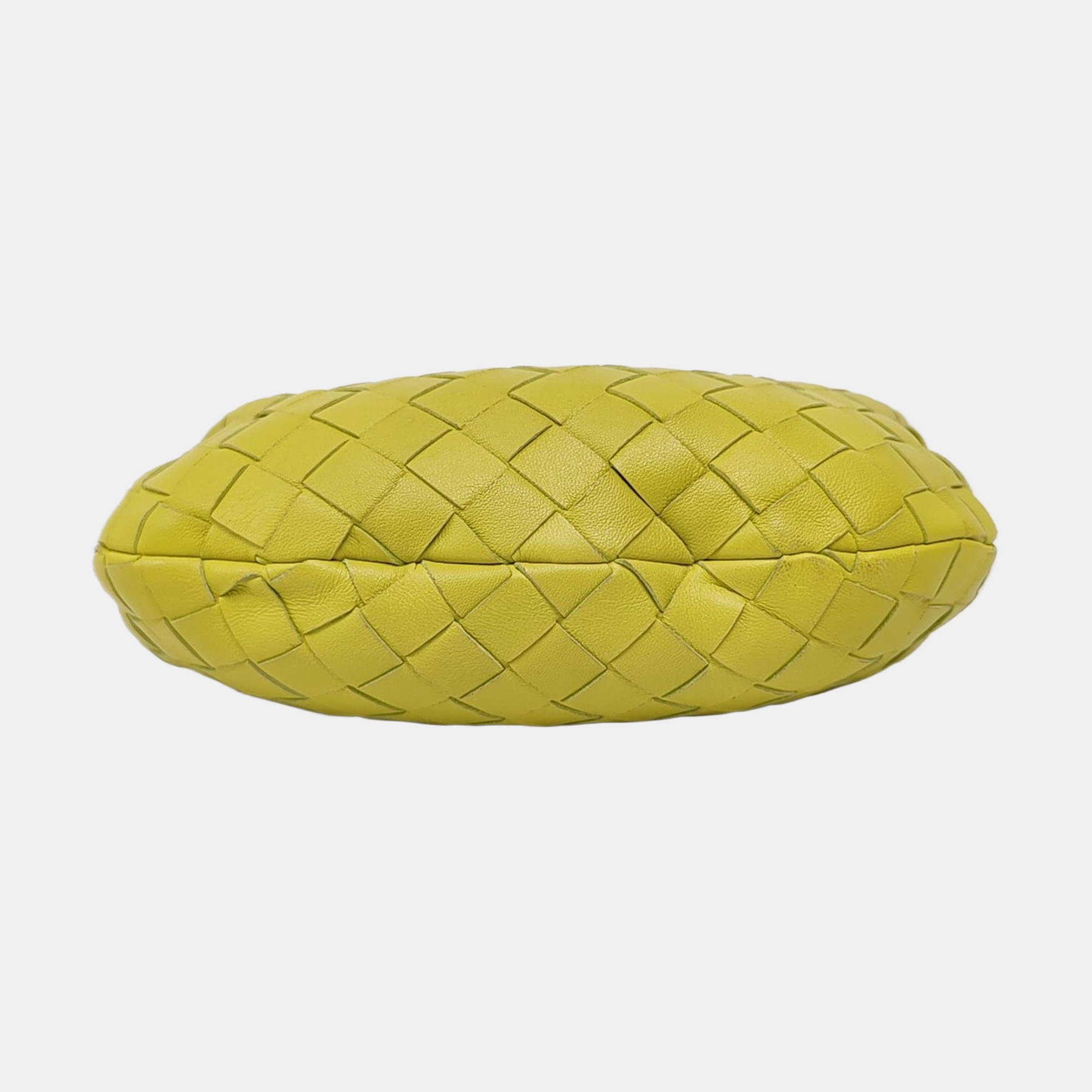 Authenticated pre-owned  Jodie Lambskin Yellow - Top Handle Bag at Looply