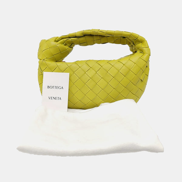 Authenticated pre-owned  Jodie Lambskin Yellow - Top Handle Bag at Looply