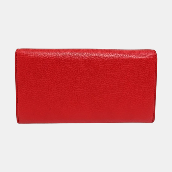 Authenticated pre-owned  Soho Calfskin Red Wallet - Wallet at Looply