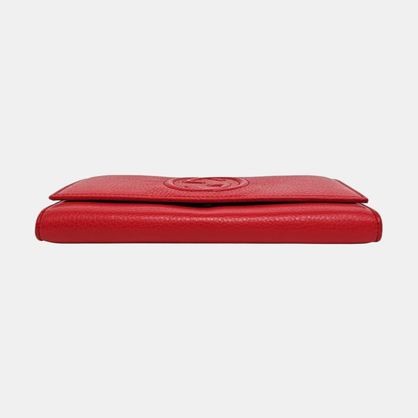 Authenticated pre-owned  Soho Calfskin Red Wallet - Wallet at Looply