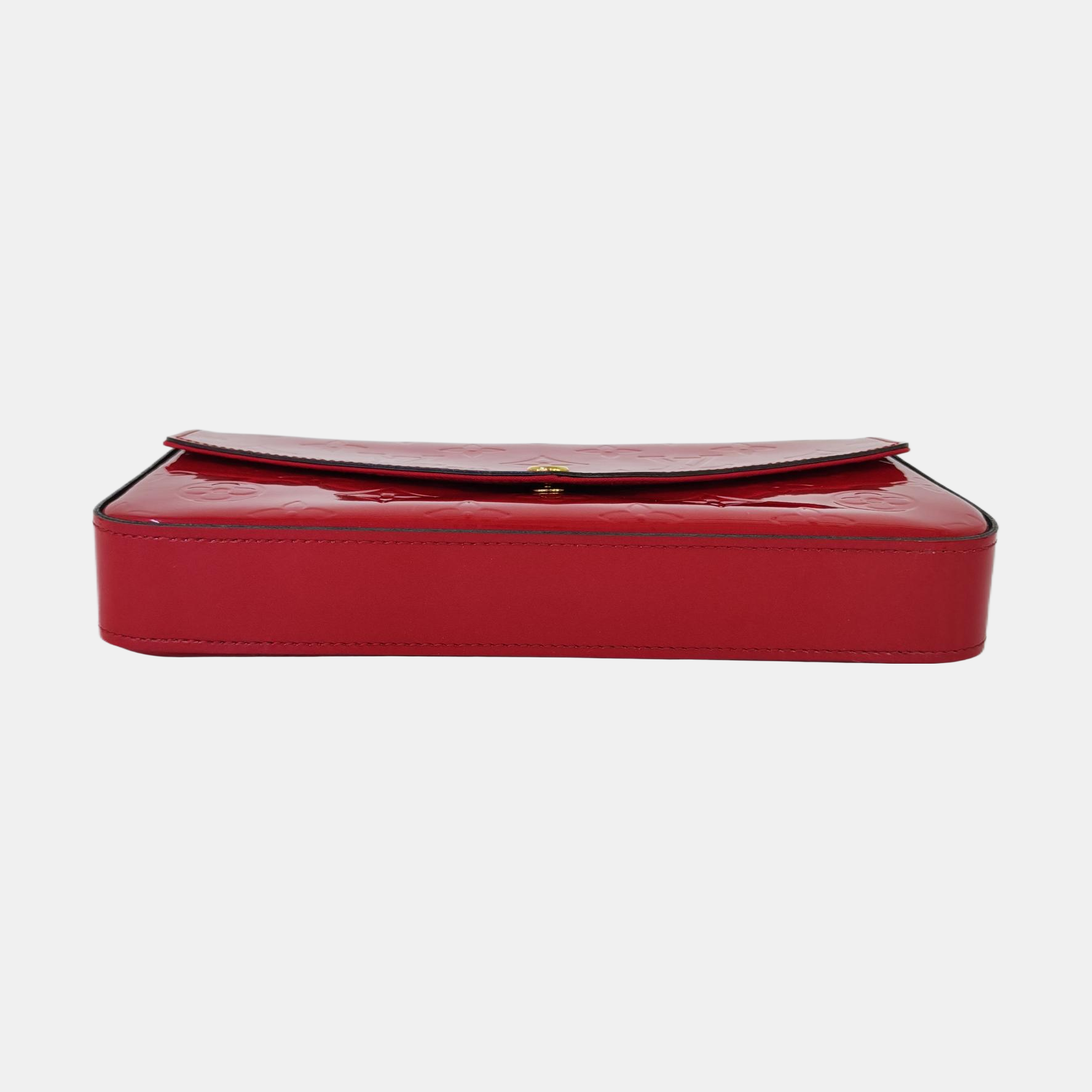 Authenticated pre-owned  Félicie Monogram Patent Leather Red - Shoulder Bag at Looply