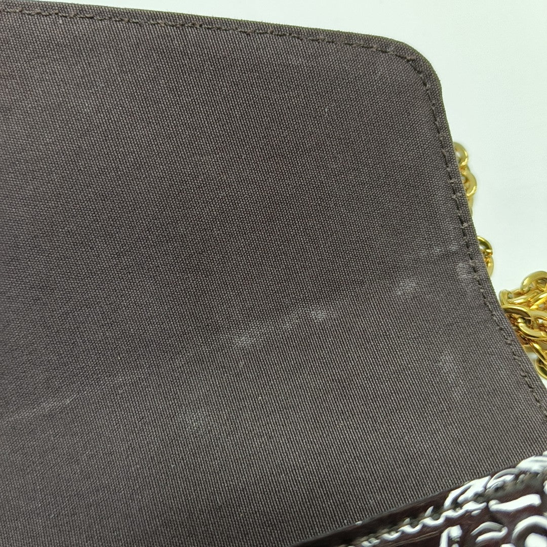 Authenticated pre-owned  Félicie Monogram Patent Leather Burgundy - Shoulder Bag at Looply