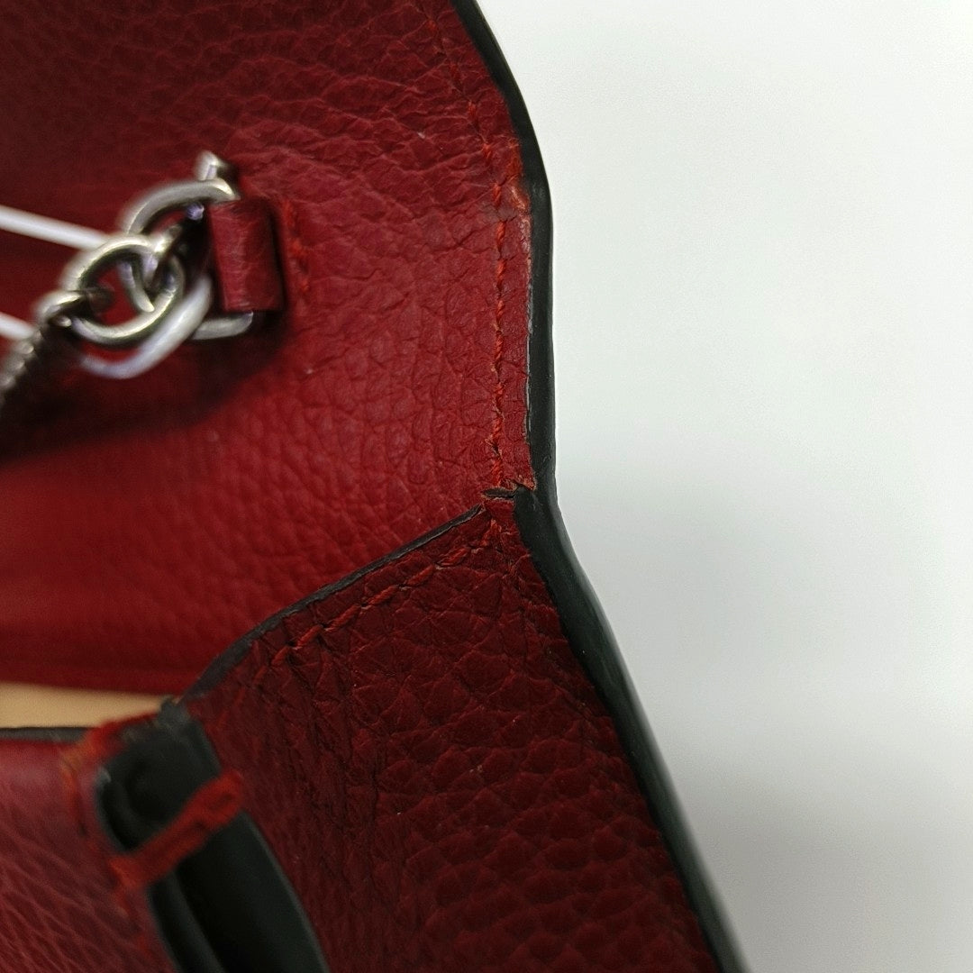 Authenticated pre-owned  Dionysus Super Mini Calfskin Red - Shoulder Bag at Looply