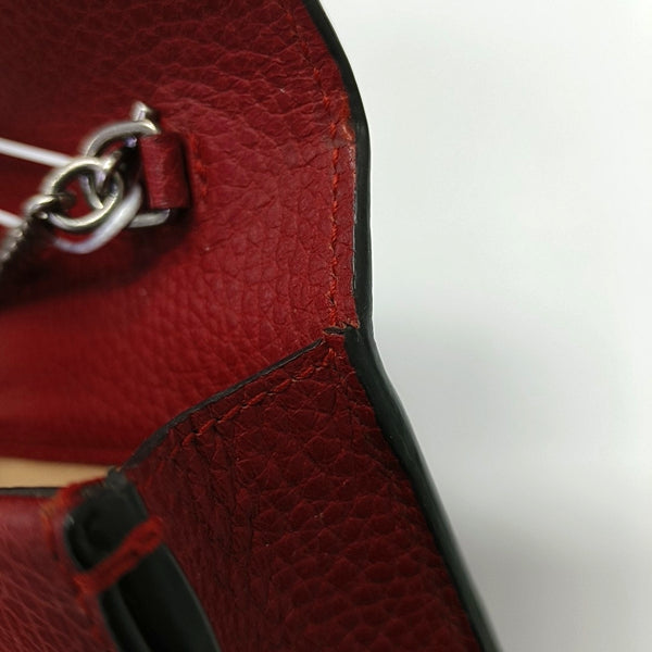 Authenticated pre-owned  Dionysus Super Mini Calfskin Red - Shoulder Bag at Looply