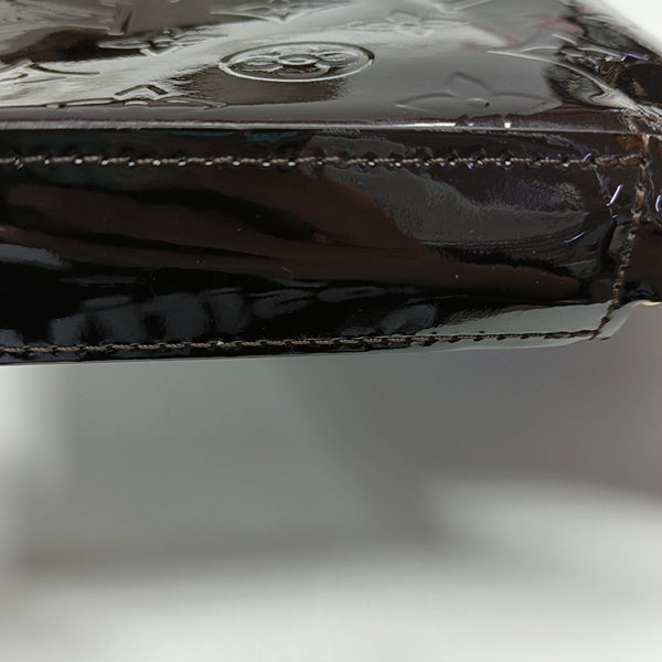 Authenticated pre-owned  Félicie Monogram Patent Leather Burgundy - Shoulder Bag at Looply