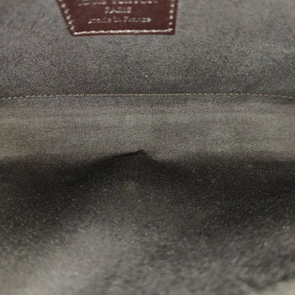Authenticated pre-owned  Félicie Monogram Patent Leather Burgundy - Shoulder Bag at Looply