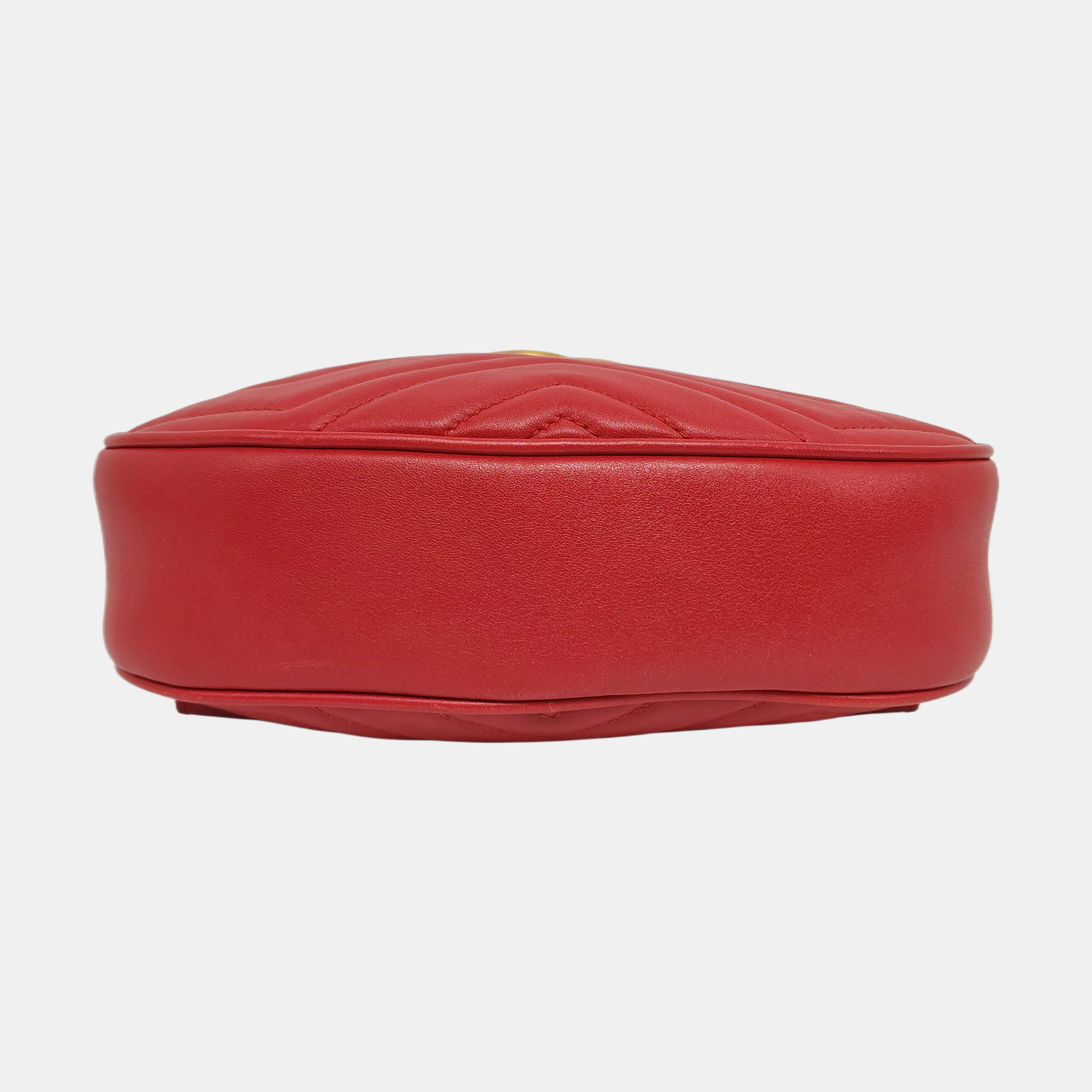 Authenticated pre-owned  GG Marmont Quilted Calfskin Red - Belt Bag at Looply