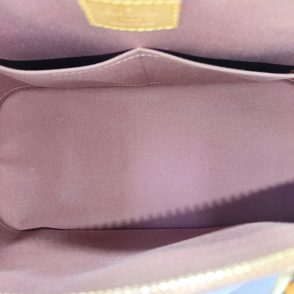 Authenticated pre-owned  Alma PM Patent Leather Beige - Top Handle Bag at Looply