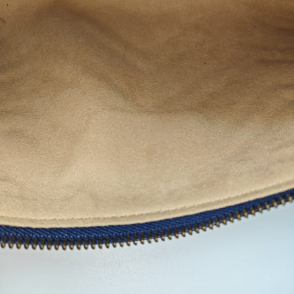 Authenticated pre-owned  GG Marmont Calfskin Blue - Shoulder Bag at Looply