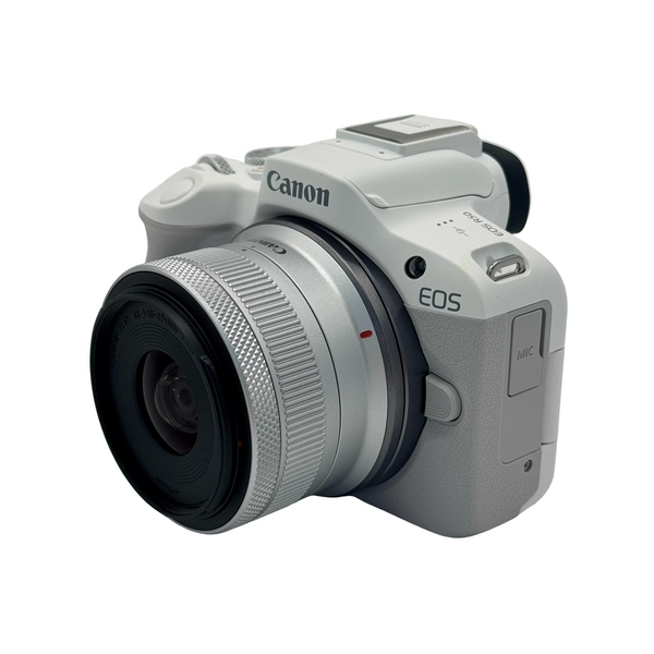 Authenticated pre-owned  EOS R50+ RF-S 18-45mm f/4.5-6.3 IS STM -  at Looply