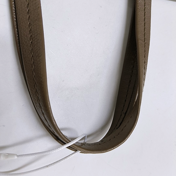 Authenticated pre-owned  Vertical Cabas Calfskin Gray - Crossbody Bag at Looply