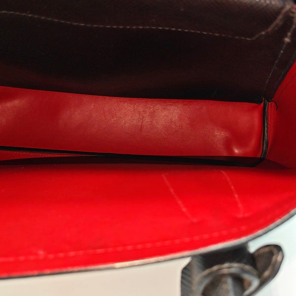 Double Medium Calfskin Black