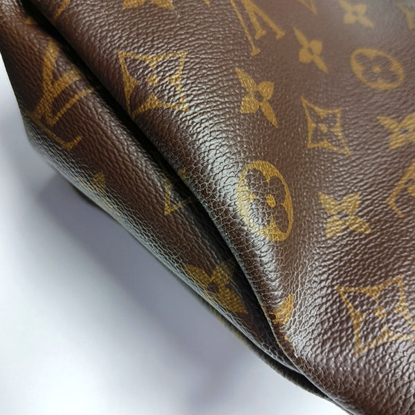 Authenticated pre-owned  Pallas Monogram Coated Canvas Brown - Clutch at Looply