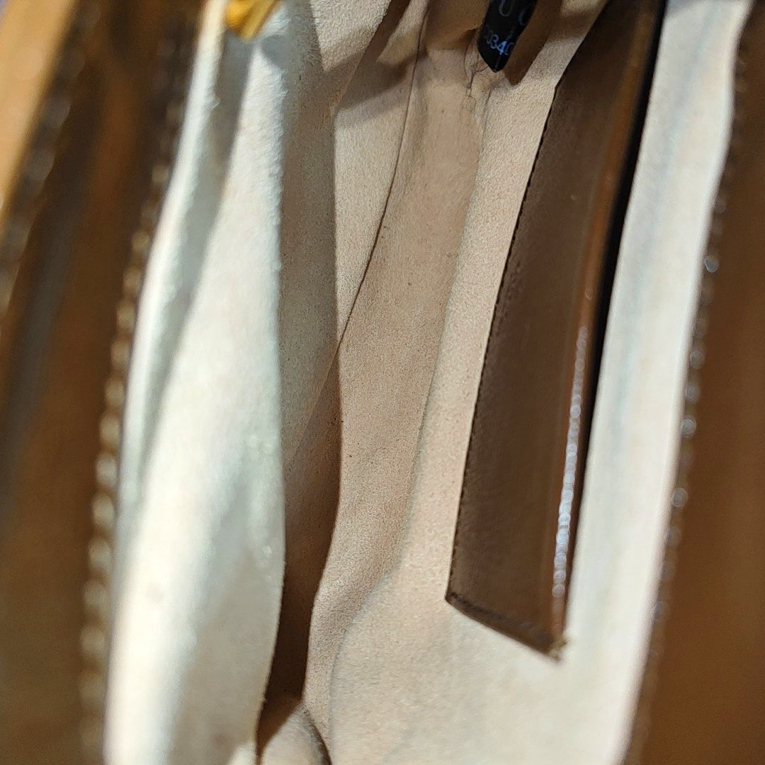 Authenticated pre-owned  Jackie 1961 Mini Monogram Coated Canvas Beige - Shoulder Bag at Looply