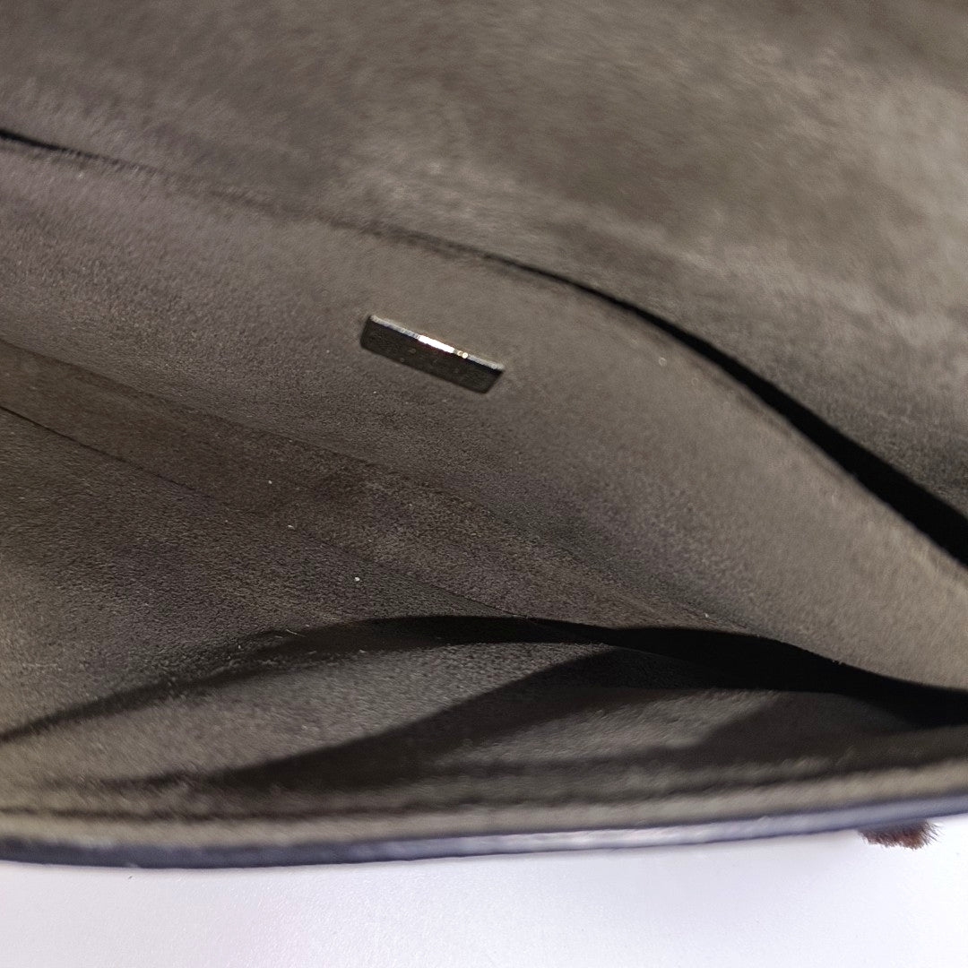Calfskin Crossbody Bag Black
